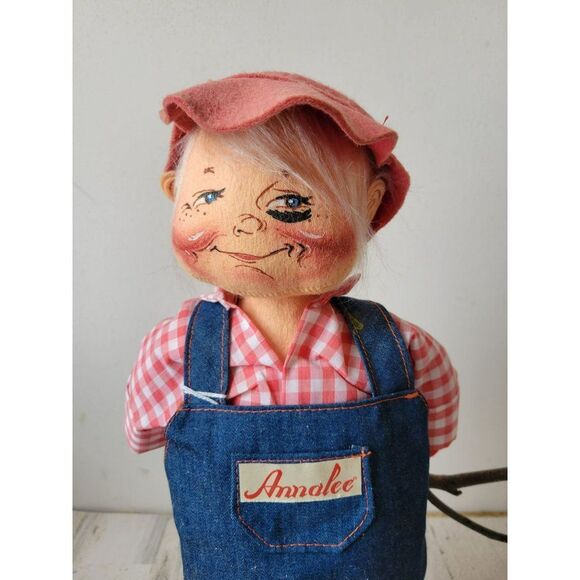 Annalee black eye stick 18" boy baseball - Picture 2 of 9